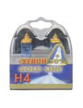 Set: Halogenlampen H4 Xenon Gold 12V, 60/55W