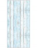Duschrckwand fresh F3 Wood Light Blue, 100 x 210 cm