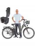 E-Bike City Damen Alu-City Comfort, 28 Zoll, 3 Gang, Frontmotor, 250 Wh