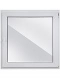 Kunststoff-Fenster Classic 400, BxH: 100x100 cm, wei, in 2 Varianten