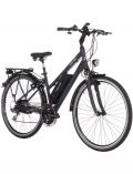 E-Bike Trekking Damen ETD1801, 71,12 cm (28 Zoll), 24 Gnge, 396 Wh, Heckmotor
