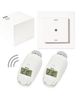 Smart Home Set Hauslsung Eco, 4-tlg., Heizkrperthermostat / Gateway / Eco-Taster