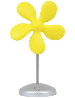 Tischventilator Flower Fan gelb